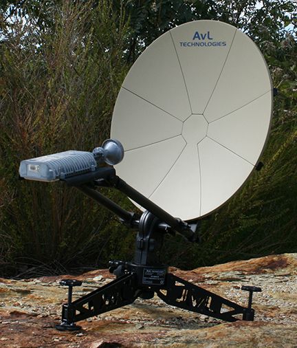 AvL Technologies Mochila manual de 60 cm FlyAway SNG / Antena militar