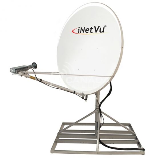 Sistema de antena VSAT motorizada fija iNetVu de banda 120Ku
