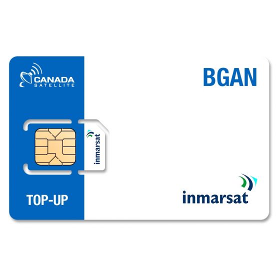 Unidad Prepago BGAN de Inmarsat - Recarga en línea