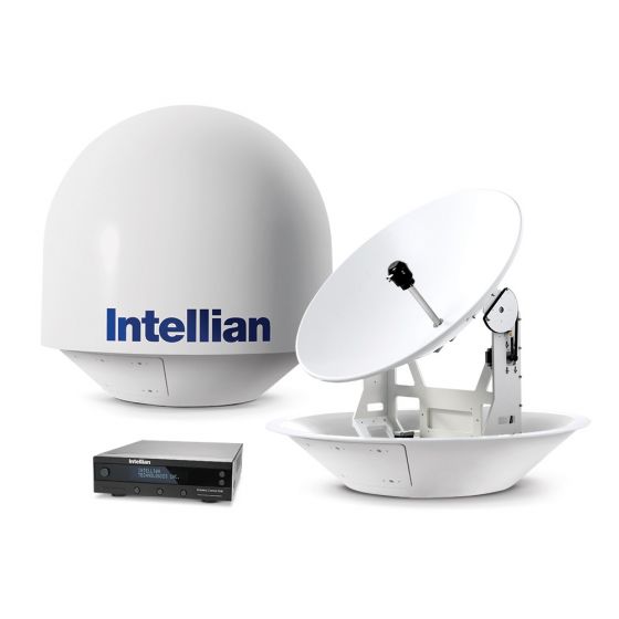 Sistema de TV por satélite marítimo Intellian i9P Auto Skew EUA/Canadá (B4-919AA)