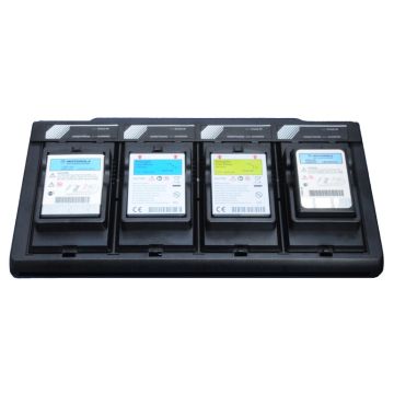 Carregador de bateria de quatro compartimentos SatStation para Iridium 9500 / 9505 / 9505a (SAT-CHG4-950X)