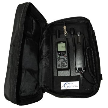 Telefone via satélite Iridium 9555 + Kit de bolsa SatStation 9555