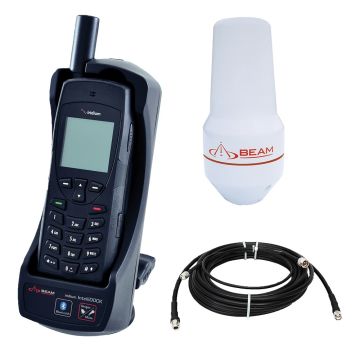 Telefone Satélite Iridium 9555 + Beam IntelliDOCK + Antena Fixa Iridium