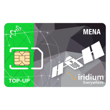 Iridium Oriente Médio / Norte da África (MENA) Recarga on-line