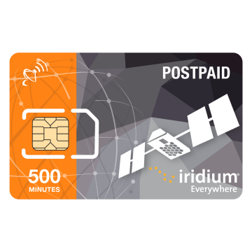 Plano mensal padrão Iridium com 500 minutos e mensagens de texto gratuitas ilimitadas