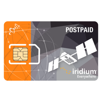 Cartão SIM pós-pago Iridium Phone