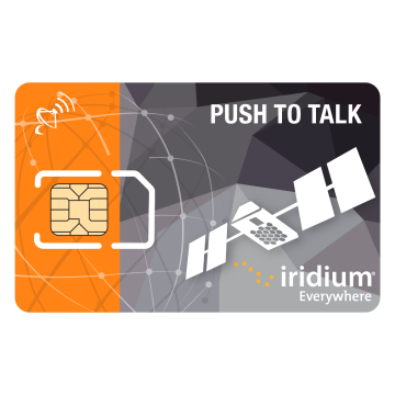 Plan mensual global Push to Talk de Iridium con 2500 minutos combinados (compromiso de 3 meses)