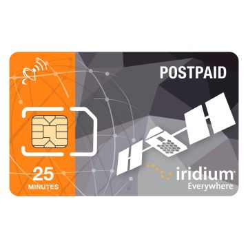 Plano mensal padrão Iridium com 150 minutos e mensagens de texto gratuitas ilimitadas